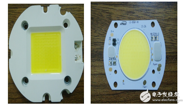 Analysis of cold and hot light effect image of LED light engine