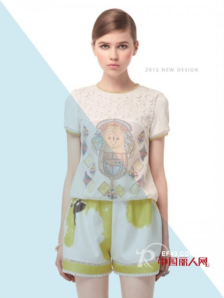 夏季选择清新套装 司嘉仪品牌女装推荐