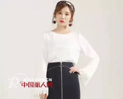 莎斯莱思女装秋装荷叶边衣服搭配 荷叶边上衣怎么搭配