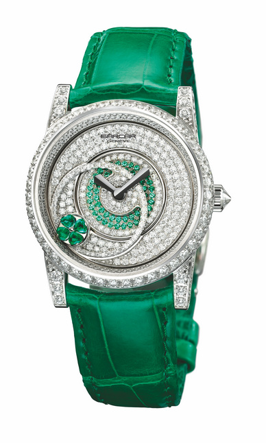 Sarcar New Emerald Clover Jewelry Watch