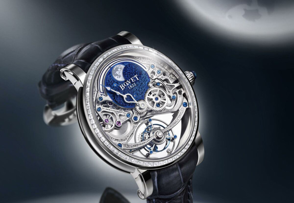 Small watch brand BOVET launched the new moon phase tourbillon