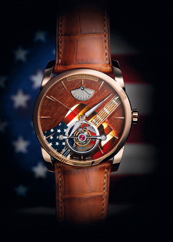 Parmigiani introduced a new wooden tourbillon music watch