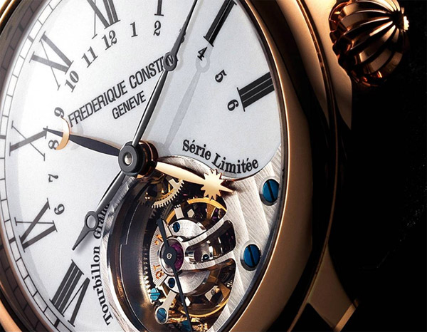 Constance ultra-thin tourbillon enamel burn high-temperature enamel watch
