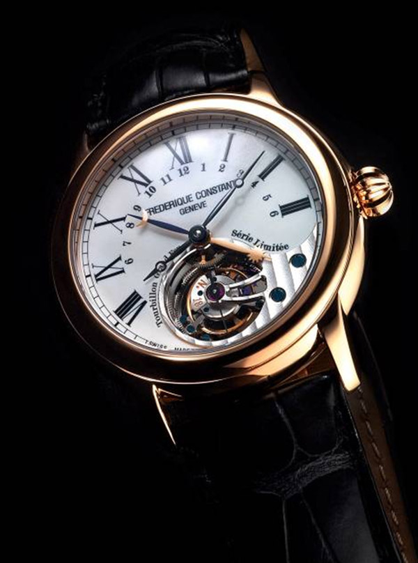 Constance ultra-thin tourbillon enamel burn high-temperature enamel watch