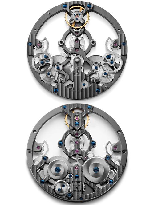 Arnold watches new stainless steel time pyramid watch