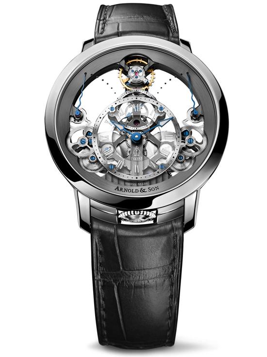 Arnold watches new stainless steel time pyramid watch