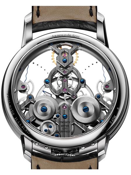 Arnold watches new stainless steel time pyramid watch
