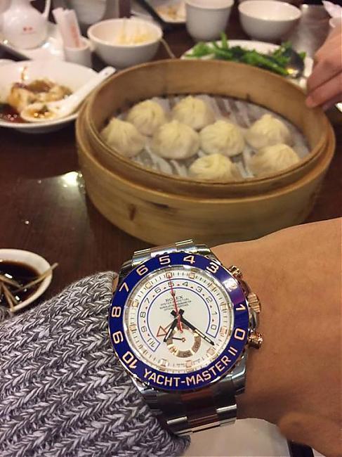 [Table friends to share] Rolex optimal! Restaurant owner Cyril's Yacht-Master II; ROLEX; Rolex