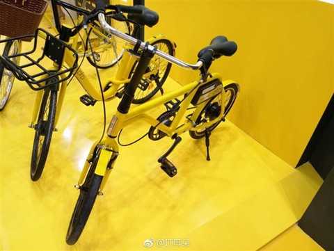 Great shape! Ofo small yellow car sharing electric car debut