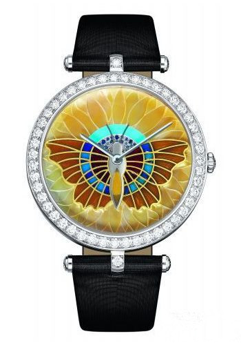 Van Cleef & Arpels butterfly filled with enamel watches