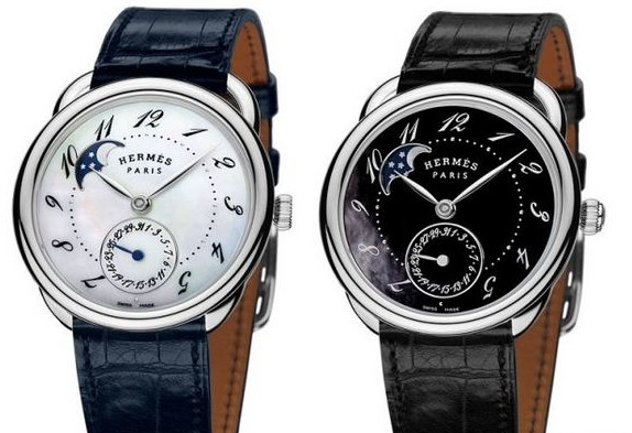 Jacques Droid calendar moon phase big enamel watch