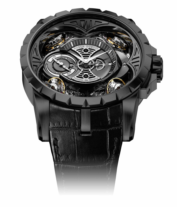 Roger Dubuis unveils new black DLC titanium watch