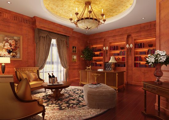 Home Feng Shui Wang Cai furnishings, the location of the study desk is placed in Feng Shui