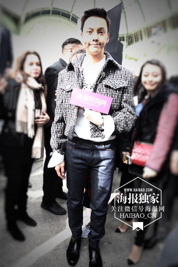 William Chan coming out 2017 Paris Fashion Week Chanel show