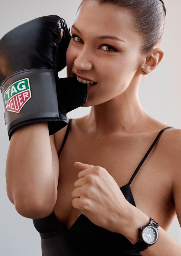 Bela Hadid joins the TAG Heuer family!