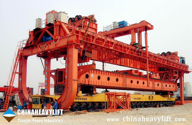 CHINAHEAVYLIFT-Tianjie Heavy Industries Successfully provide 900T Girder Transporter to MBEC2