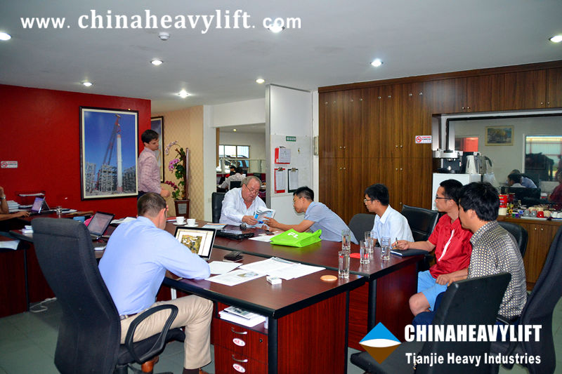 Equipments of CHINAHEAVYLIFT-Tianjie Heavy Industries earn the praise of ALE3