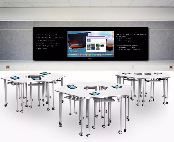 Smart learning desks and chairs Interactive classroom desks and chairs