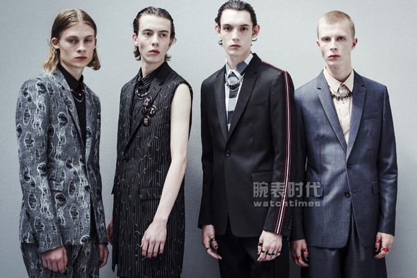 Men's Dior: interpretation of vampire decadence and elegance