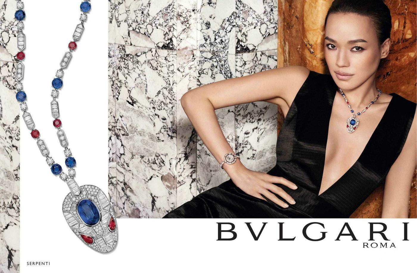 New BVLGARI Bvlgari Shu Qi endorsement blockbuster debut Muse Goddess Shu Qi Interpretation Larger Than Life