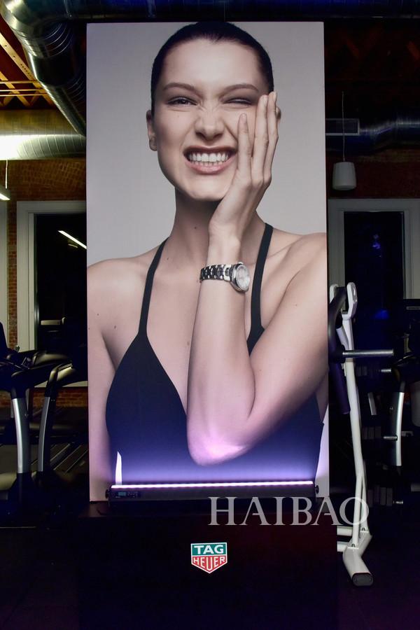 Bella Hadid serves as the new women's brand ambassador for TAG Heuer