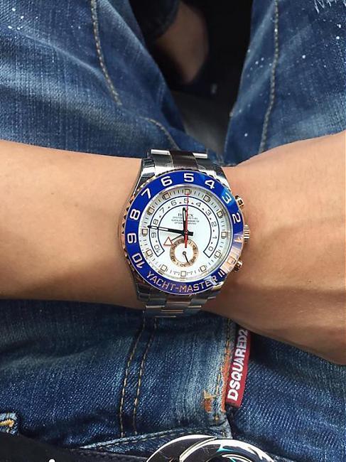 [Table friends to share] Rolex optimal! Restaurant owner Cyril's Yacht-Master II; ROLEX; Rolex