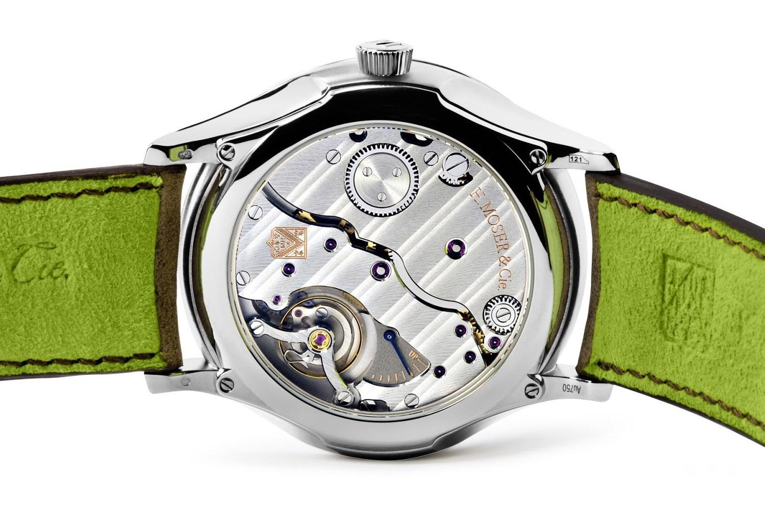 Green Pure - The new Henry Mu Explorer adventure series Small Seconds XL Purity Cosmos green watch