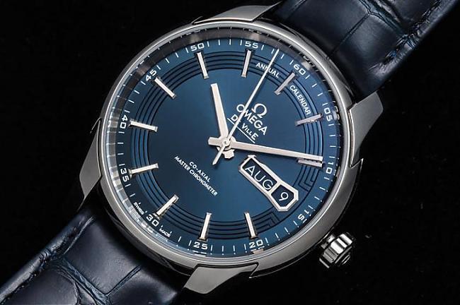 Details rich enough Omega De Ville Hour Vision calendar; OMEGA; Omega