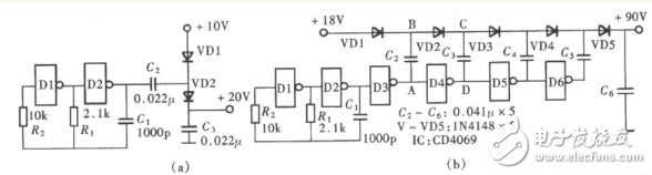 Self-made capacitor boost circuit diagram Daquan (five self-made capacitor boost circuit schematic diagram)