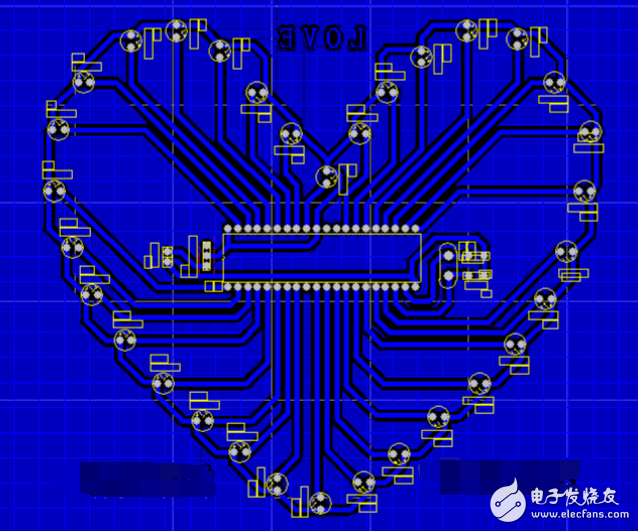 Small heart-shaped water light circuit diagram Daquan (89c52/CD4017 heart-shaped water light circuit diagram)