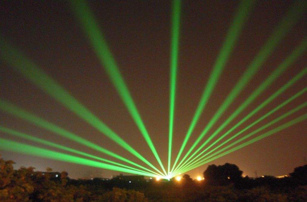 Did the laser light replace the LED light in ten years?