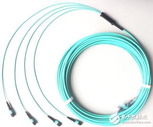 100G Ethernet fiber optic cabling slimming solution: 40% reduction in cable volume, cable weight reduction of about 30%