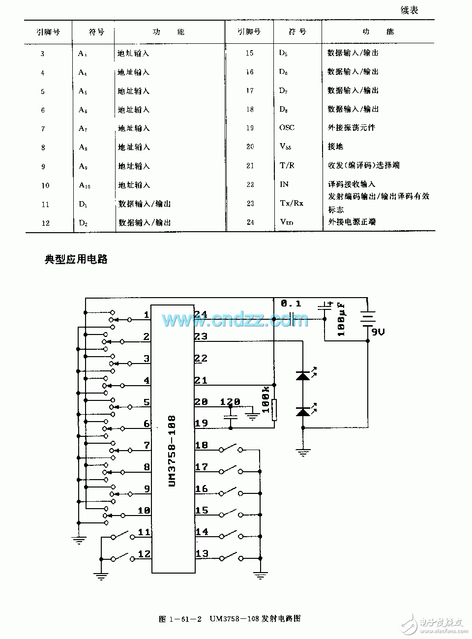 UM3758 integrated circuit application and technology introduction