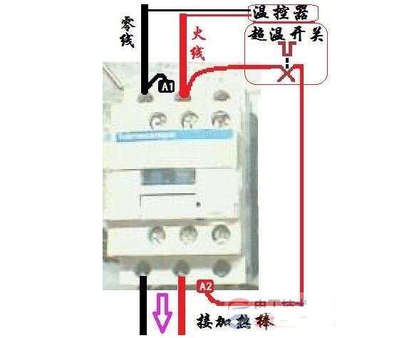 Contactor wiring port _ _ contactor wiring method description _220v contactor physical wiring diagram