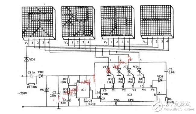 Led light with controller schematic