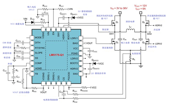 Boost solution from 3V to 36V wide VIN range