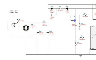 220V AC to 12V DC reference design