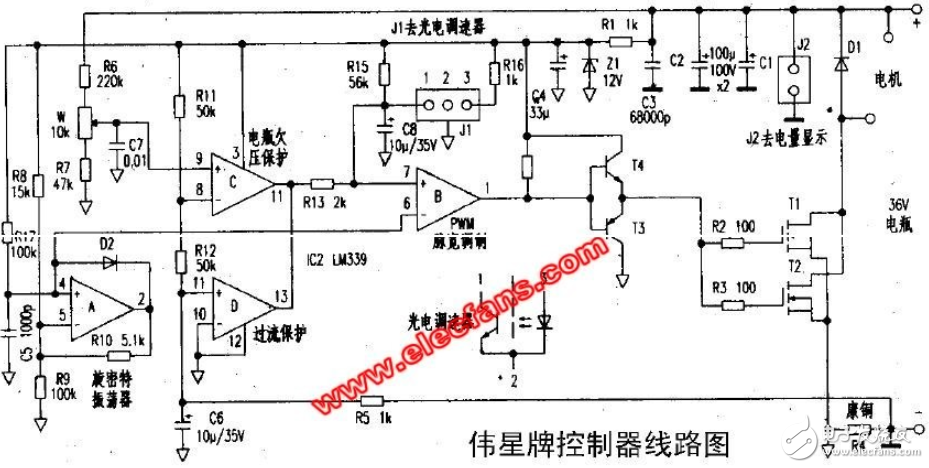 Figure 2-1 The composition of the alternator