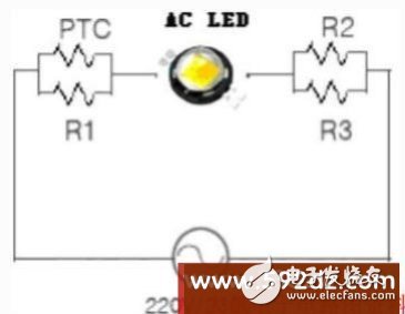 DC-driven LED light source system application design scheme