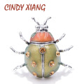 CINDY XIANG New Color Arrival Enamel Ladybug Brooches for Women Large Insect Pins Fashion Jewelry Cute Bug Accessories Good Gift