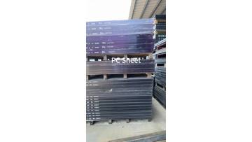 1220*2440mm Clear PC Solid Sheet Glossy Surface Light Blue Polycarbonate Sheet1