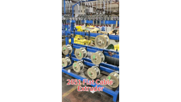 2651 ribbon cable electronic wire extrusion machine, we are professionals in ribbon cable manufacturing!