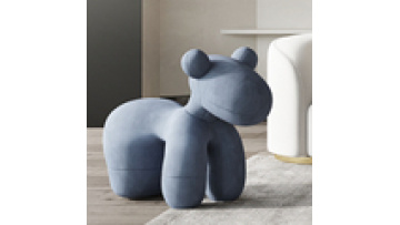 Nordic Luxury Modern Animal Designer creative Wool Fabric Living Room Furniture stool Child chair Animal stools1