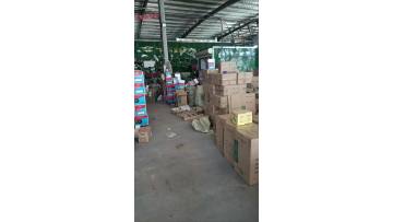 Large quantities of goods ready to be sent