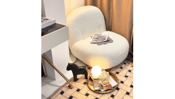 white single swivel sofa