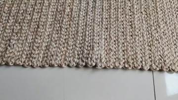 hand woven natural jute carpet hand braided jute rug carpet1