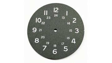 sand matte finished watch dial custom