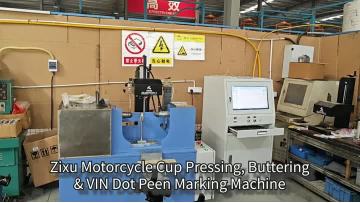 Automatic Motorcycle Frame Ball Marking Machine