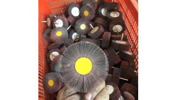 flap wheel with shaft