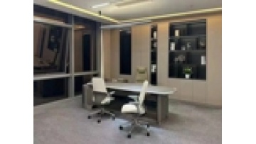Bogao Science Fiction Business Premium Luxury Modern Style L-shaped Executive Desk Is Designed for the Boss's Office.1